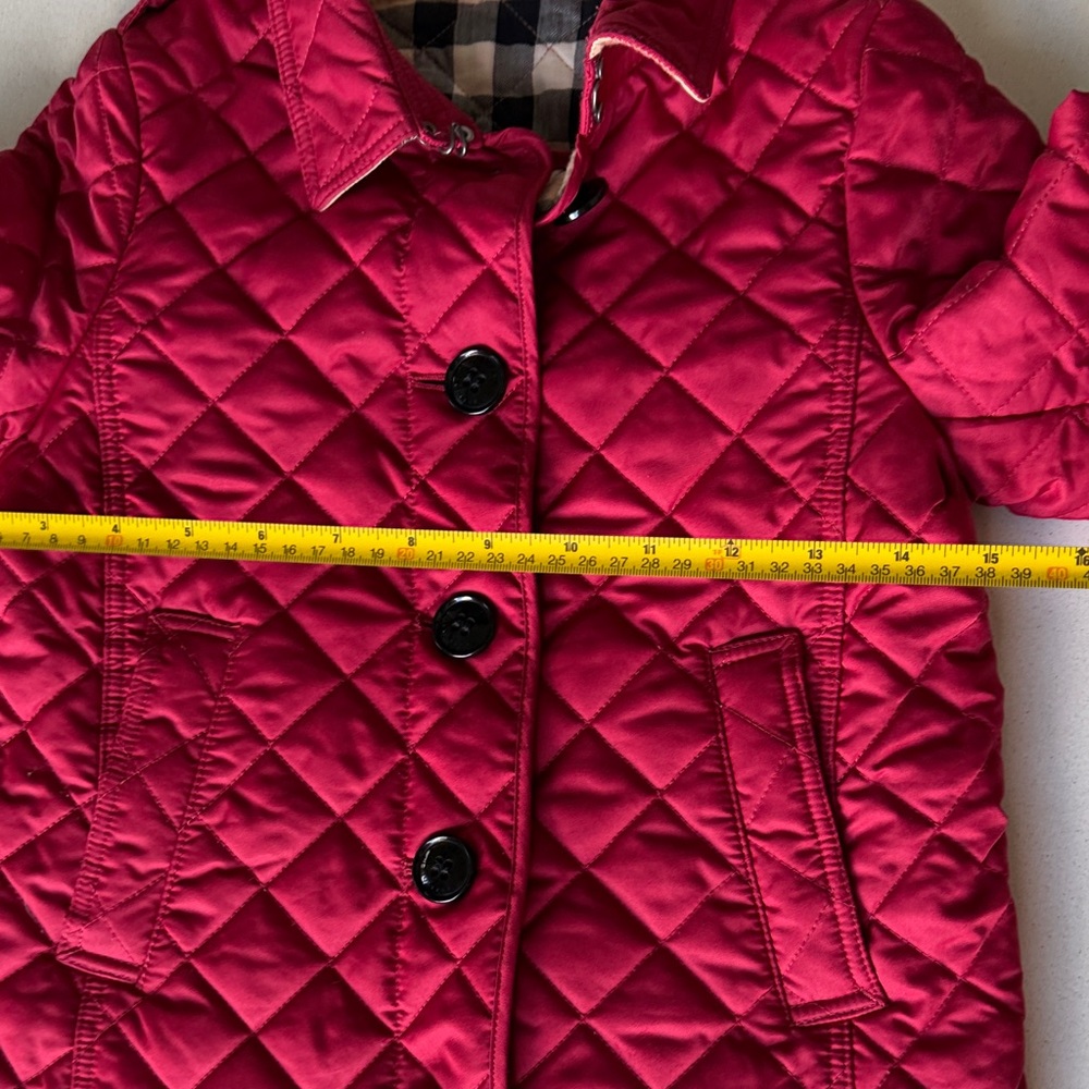 Burberry Kids Quilted Jacket - Vibrant Red - Picture 16 of 16